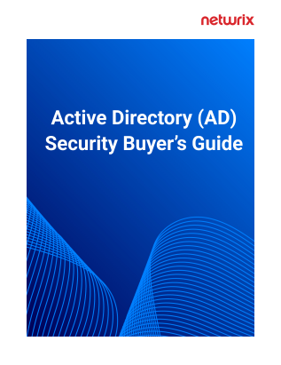 Active Directory (AD) Security Buyer’s Guide  PDF cover